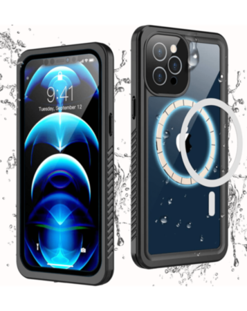 iPhone 12 Pro Max REDPEPPER Msafe FS Series Transparent Waterproof Hybrid Case (Only Ground Shipping)