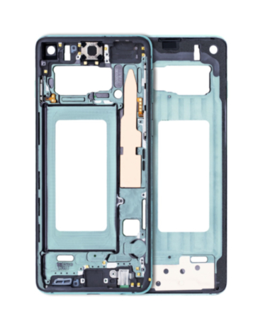 Purchase the middle frame housing for Galaxy S10 in Green.