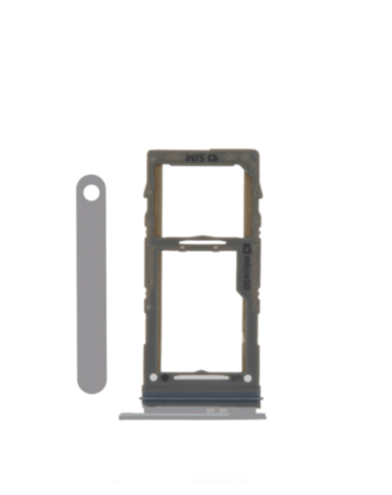 Purchase the single SIM card tray for Galaxy S10E, S10 Plus, or S10 in gray.