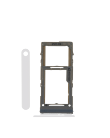 Stock up on the single SIM card tray for Galaxy S10E, S10 Plus, or S10 in white.