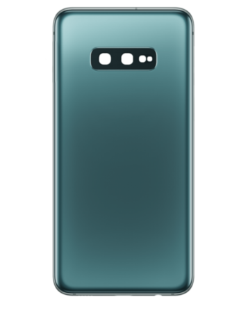Back Glass with Camera Lens and Adhesive for Galaxy S10E (NO LOGO) (PRISM GREEN)