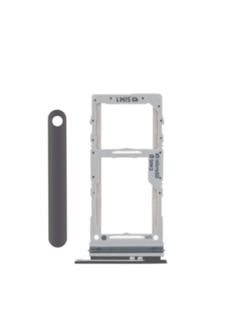 Dual Sim Card Tray for Galaxy S20 (G981) / S20 Plus (G986) / S20 Ultra (G988) (Cosmic Gray)