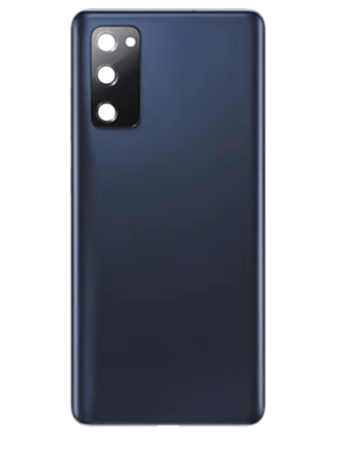 Back Cover Glass with Camera Lens and Adhesive for Galaxy S20 FE (G780 / G781) (No Logo) (Cloud Navy)