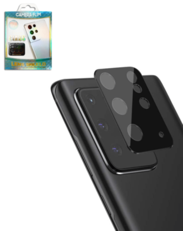 Back Camera Tempered Glass Protector Galaxy S20 Plus (G985 / G986) (Black)