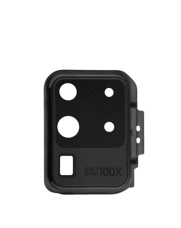 Back Camera Lens with Cover Bezel Ring for Galaxy S20 Ultra (G988) (Cosmic Black)