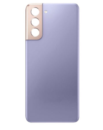 Back Cover Glass with Camera Lens and Adhesive for Galaxy S21 (G991) (No Logo) (Phantom Violet)