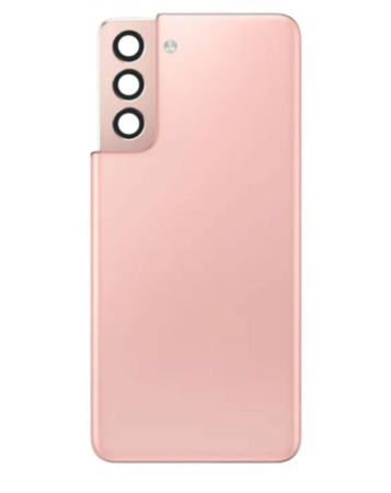 Back Cover Glass with Camera Lens and Adhesive for Galaxy S21 (G991) (US / International) (Service Pack) (Phantom Pink)