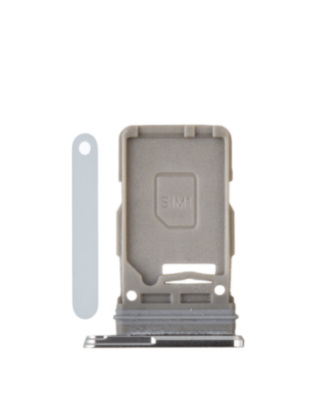 Single Sim Card Tray for Galaxy S21 (G991) / S21 Plus (G996) / S21 Ultra (G998) (Silver)