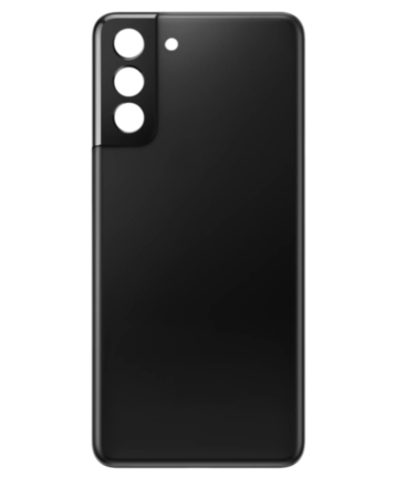 Back Glass with Camera Lens for Galaxy S21 Plus (US / International) (Service Pack) (Phantom Black)