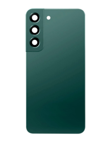 Back Cover Glass with Camera Lens and Adhesive for Galaxy S22 (S901) (No Logo) (Green)