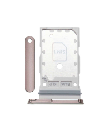 Grab the wholesale deals on the Dual Sim Card Tray for the Galaxy S22 and S22 Plus in Pink Gold.
