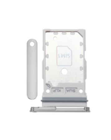 Stock up on the Dual Sim Card Tray for the Galaxy S22 and S22 Plus in White.
