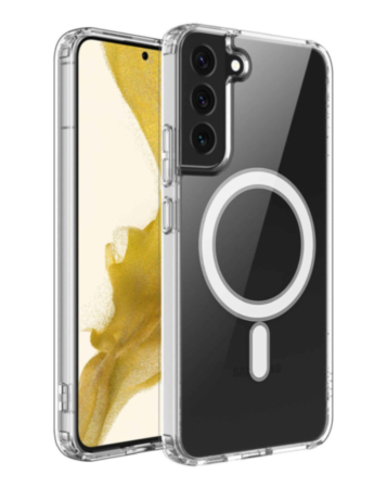 Galaxy S22 Wireless Charging Clear Case (Full Bottom Close) (Only Ground Shipping)