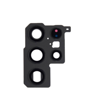 Back Camera Lens with Cover Bezel Ring for Galaxy S22 Ultra (S908) (Phantom Black)