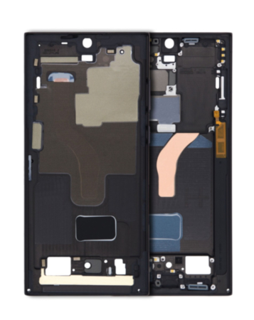 Middle Frame Housing for Galaxy S22 Ultra (S908) (US / International) (Phantom Black)
