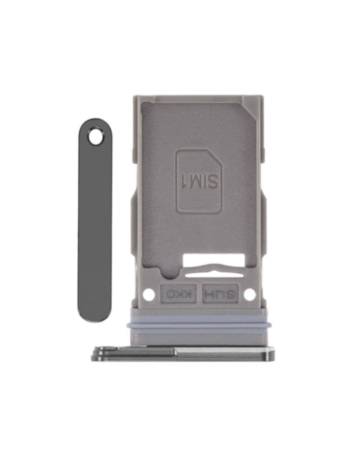 Single Sim Card Tray for Galaxy S22 Ultra (S908) (Black)
