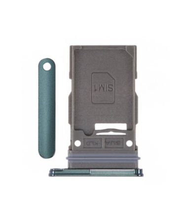 Single Sim Card Tray for Galaxy S22 Ultra (S908) (Green)