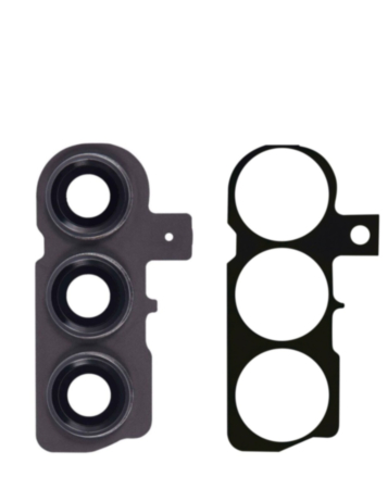 Back Camera Lens with Cover Bezel Ring for Galaxy S23 (S911) / S23 Plus (S916) (Phantom Black)