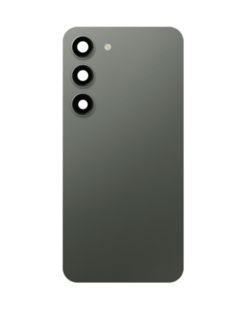 Back Cover Glass with Camera Lens and Adhesive for Galaxy S23 (S911) (No Logo) (Green)