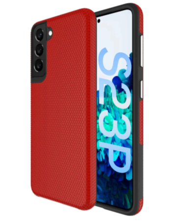 Galaxy S23 Plus Shock Absorption Protective Dual Layer Case - RED (Only Ground Shipping)