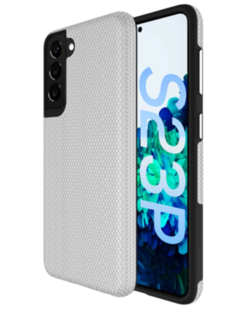 Galaxy S23 Plus Shock Absorption Protective Dual Layer Case - SILVER (Only Ground Shipping)