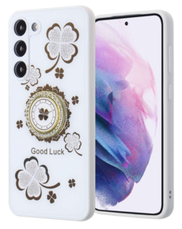 Galaxy S23 Luxury Diamond Shiny Cases - WHITE (Only Ground Shipping)