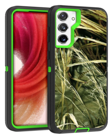 Heavy Duty Case for Galaxy S23 Plus (CAMO GREEN) (Only Ground Shipping)