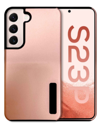 Galaxy S23 Plus Dual Layer Protection Case - ROSE GOLD (Only Ground Shipping)