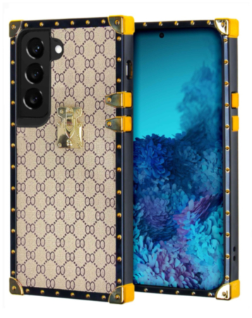 Square Luxury Case - Style 10 for Galaxy S23 Plus (Only Ground Shipping)