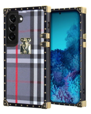 Square Luxury Case - Style 7 for Galaxy S23 Plus (Only Ground Shipping)