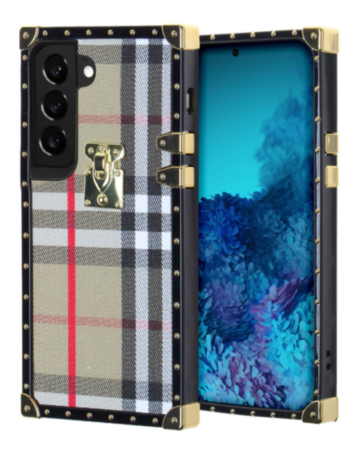 Square Luxury Case - Style 9 for Galaxy S23 Plus (Only Ground Shipping)