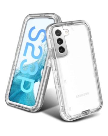 Galaxy S23 Plus Transparent Shockproof Case - CLEAR (Only Ground Shipping)