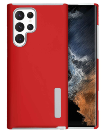 Galaxy S23 Ultra Dual Layer Protection Case - RED (Only Ground Shipping)