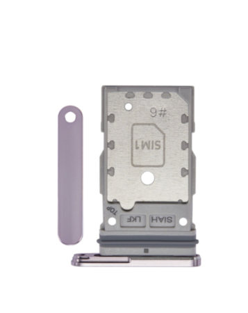 Dual Sim Card Tray for Galaxy S23 Ultra (S918) (Lavender)