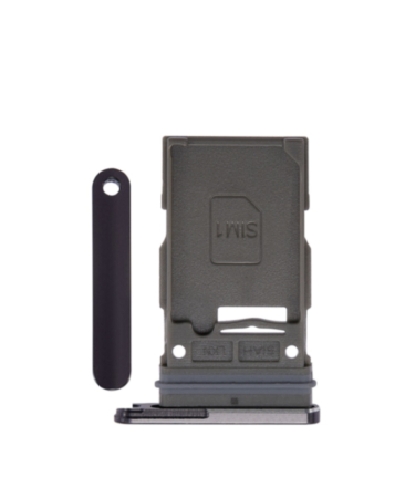 Single Sim Card Tray for Galaxy S23 Ultra (S918) (Phantom Black)