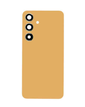 Order the Back Glass with Camera Lens for Galaxy S24, US and international service pack, in sandstone orange.
