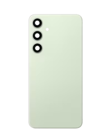 Order the Back Glass with Camera Lens and Adhesive for Galaxy S24, no logo, in jade green.
