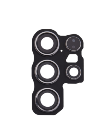 Back Camera Lens with Cover Bezel Ring for Galaxy S24 Ultra (S928) (Titanium Black)