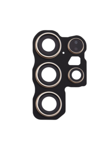 Buy the Back Camera Lens Bracket with Adhesive for Galaxy S24 Ultra 5G in titanium yellow.
