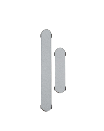 Hard Buttons (Power / Volume) for Galaxy S25 (S931) / S25 Plus (S936) (Silver Shadow) (Premium)