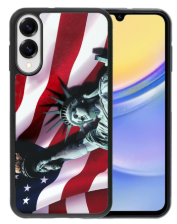 Printing Aluminum Plate Case Statue of Liberty - Style 2 for Galaxy S25E (Only Ground Shipping)