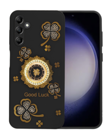 Luxury Diamond Shiny Cases for Galaxy S25 Plus / S24 Plus - BLACK (Only Ground Shipping)