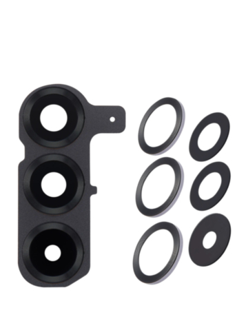 Back Camera Lens with Cover Bezel Ring for Galaxy S25 Plus (S936) (Silver Shadow)