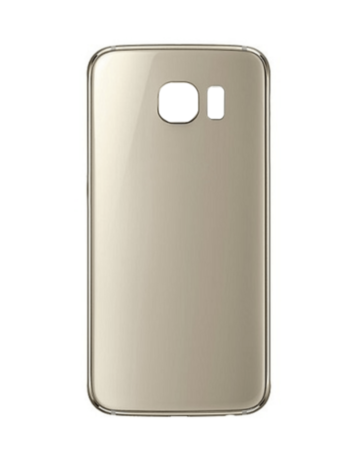 Back Glass with Camera Lens and Adhesive for Galaxy S6 (NO LOGO) (GOLD)