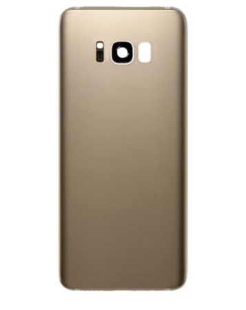 Back Glass with Camera Lens and Adhesive for Galaxy S8 (NO LOGO) (GOLD)