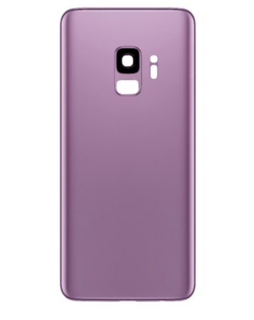 Back Glass with Camera Lens and Adhesive for Galaxy S9 (NO LOGO) (LILAC PURPLE)