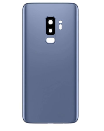 Back Glass with Camera Lens and Adhesive for Galaxy S9+ (NO LOGO) (CORAL BLUE)