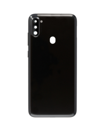 Back Glass for Galaxy A11 (A115 / 2020) (NO LOGO) (US Version) (BLACK)