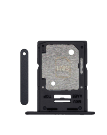 Dual Sim Card Tray for Galaxy A15 (A155 / 2023) (BLACK)