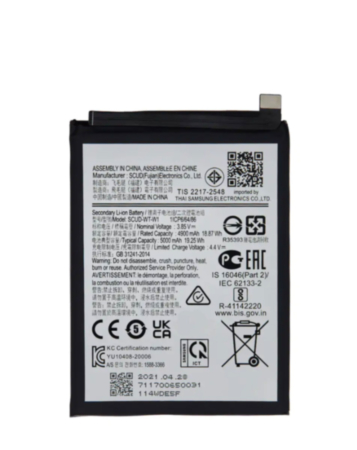 Replacement Battery for Galaxy A22 5G (A226 / 2021) / A04 (A045 / 2022) / A04E (A042 / 2022) / A14 (A145 / 2023) / A14 5G (A146 / 2023) (Only Ground Shipping)